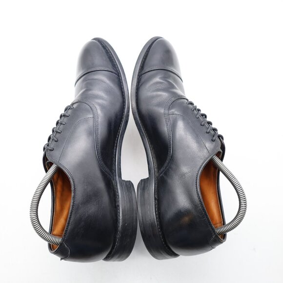 Allen Edmonds Park Avenue Men's 9.5 E Cap Toe Oxford Dress Black Leather USA - Picture 6 of 15